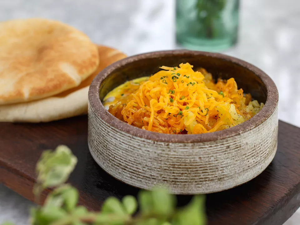 Hash Brown & Eggs Cazuela - 470