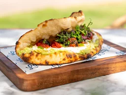 Thumbnail Photo for Burrata Caprese Folded Bread
