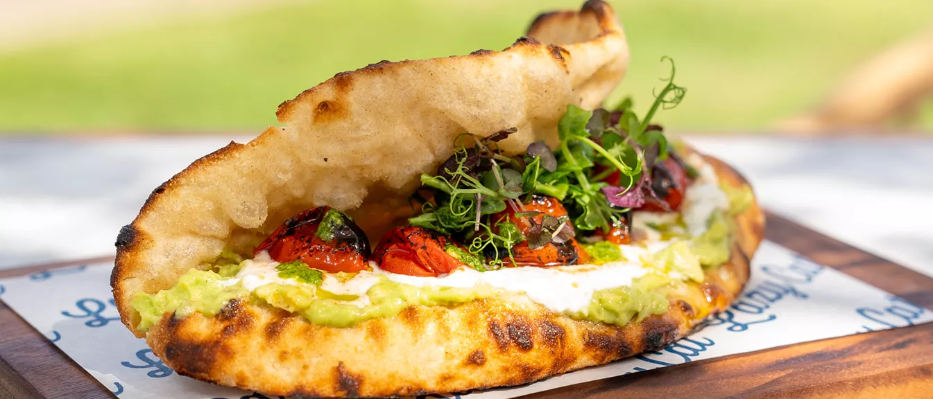 Cover Photo for Burrata Caprese Folded Bread